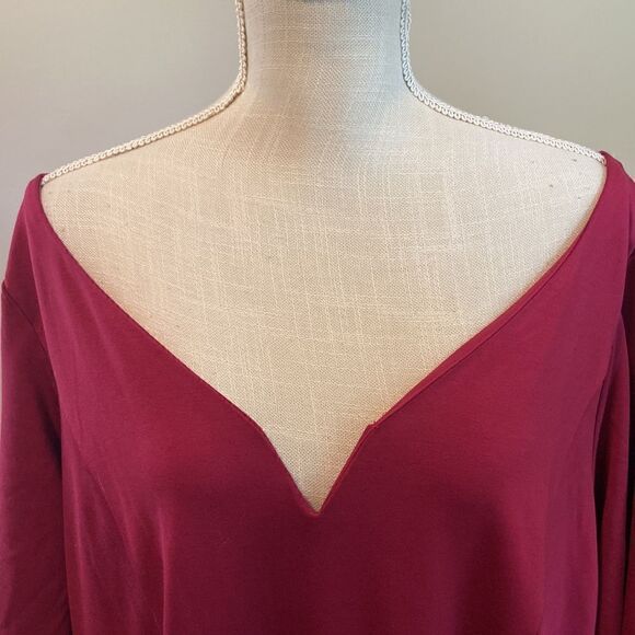 City Chic Deep Fuchsia Cute Girl Elbow Sleeve Dress with Pockets Size XXL / 24 - Picture 7 of 9